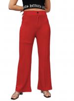 Lycra Rust Party Wear Stylish Trouser